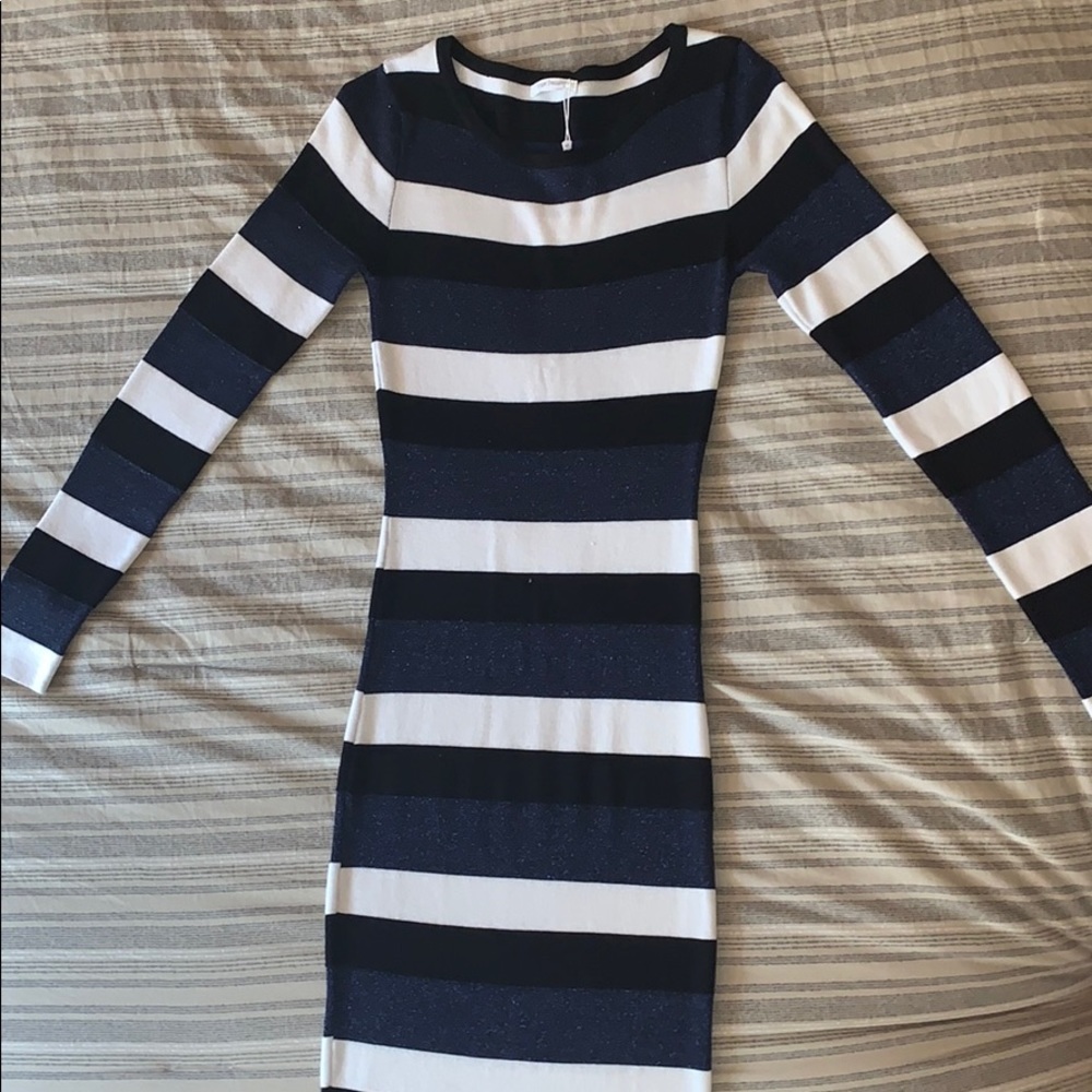 Striped Midi Dress
